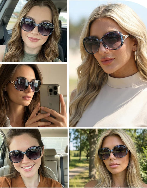 Load image into Gallery viewer, Sunglasses for Women Trendy Polarized Sunglasses Oversized Big Sun Glasses Ladies Shades UV Protection
