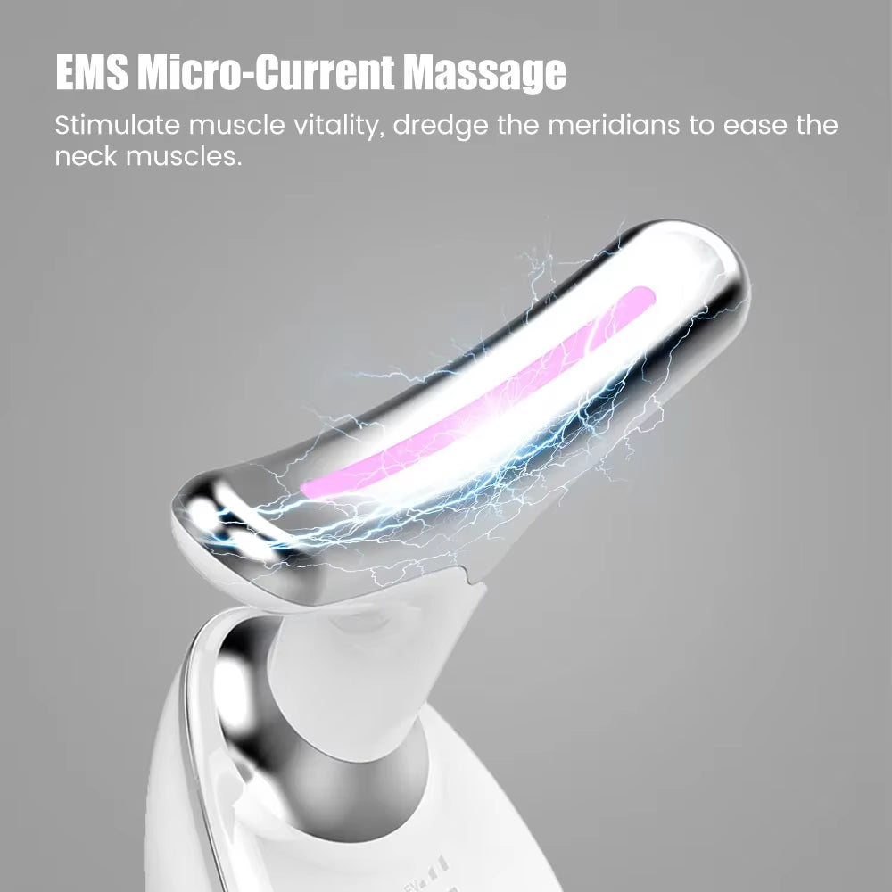 7-in-1 LED Face & Neck Lifter – Sculpt, Tighten & Glow